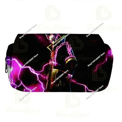 Fortnite Kids Pencil Bags Multifunctional Stationery Box Children's Large Capacity Double Layer Stationery Bag