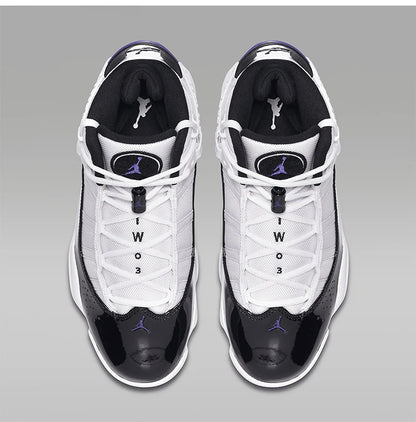„Nike“ oficialūs, autentiški „JORDAN 6 RINGS“ vyriški sportiniai krepšinio bateliai su amortizacija 322992-104