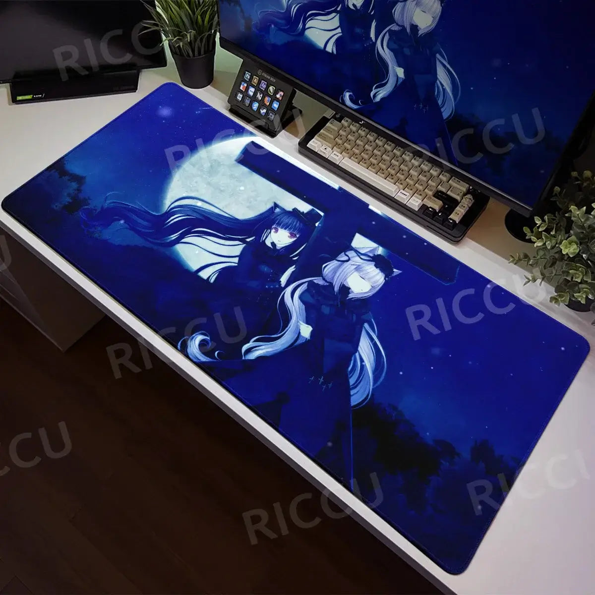 Nekopara XXL Home HD Computer Computer Desk Mouse Anime Large Mouse Pad Office Laptop Computer Desktop mat Game Accessories Tech