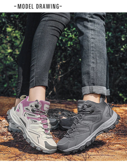 Buty turystyczne unisex, buty sportowe do wędrówek na świeżym powietrzu, buty kempingowe, damskie wodoodporne buty do spacerów, antypoślizgowe buty turystyczne