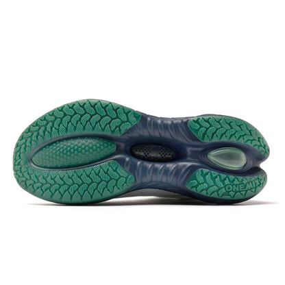 ONEMIX Nieuwe stijl herenhardloopschoenen voor herfst en winter, voor buiten, met demping, ademend, lichtgewicht en elastische sportschoenen