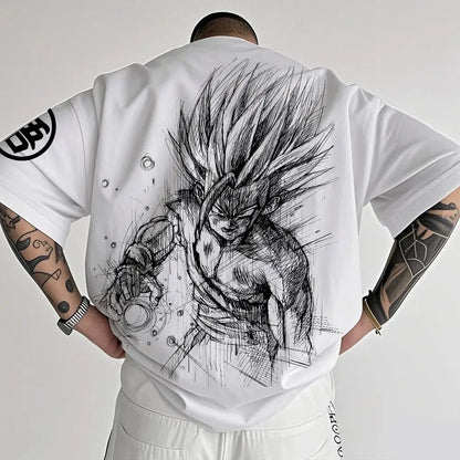 Dragon Ball Z Themed T-Shirt - Pure Cotton, Breathable & Elastic | Comfortable & Stylish | Great for Anime Fans