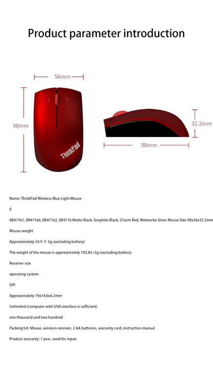 Lenovo ThinkPad Office Mouse 4Y50Z21427 musta Bluetooth + langaton kaksitoiminen hiiri