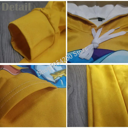3D Printed Llama Fortnite Hoodie Battle Royale Cartoon Sweatshirts for Men And Women Game Hero Hooded Shirt for Teens