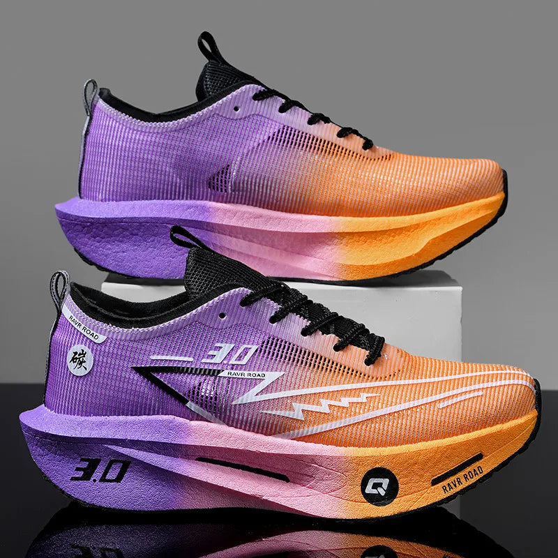 Running Shoes Specialty Men Marathon Sports Carbon Plate Breathable Ultralight Women Comfortable Athletic Cushion Stability Sneakers