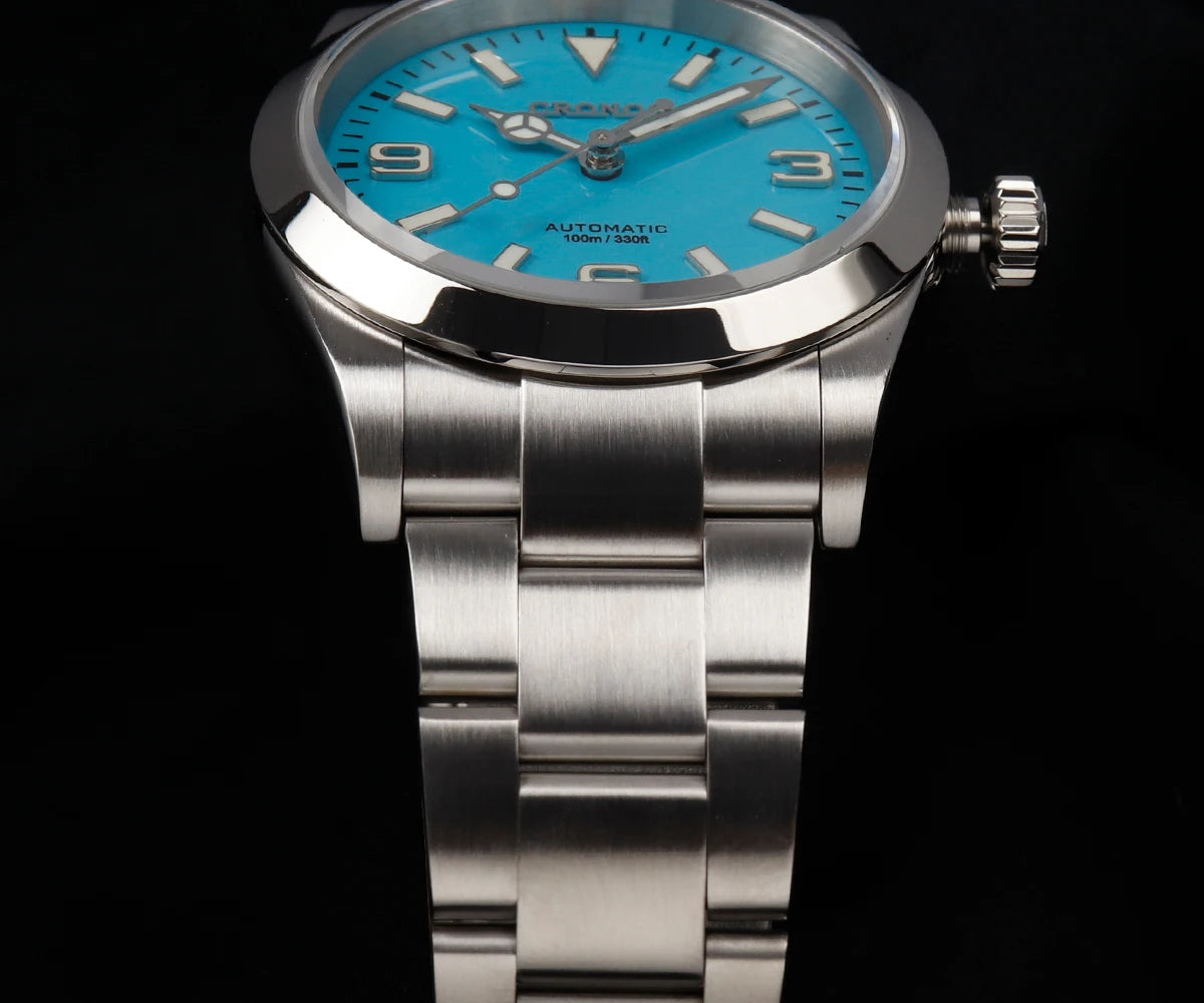 Cronos Luxury Men Watches 36mm Explore Climbing Series Couples Sport Watch NH35 PT5000 Unisex Automatic Mechanical Watch 10Bar