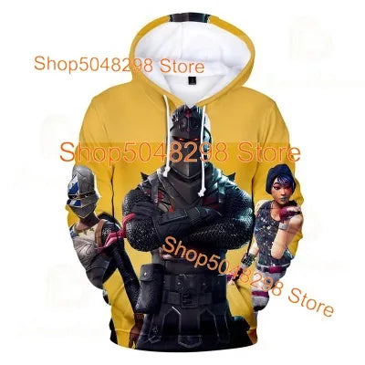 Men and Women Kids Hoodie Sweatshirt for The Night Victory Child Wear Battle Royale Sweatshirt Boys Girls Tops Hero Teen Clothes