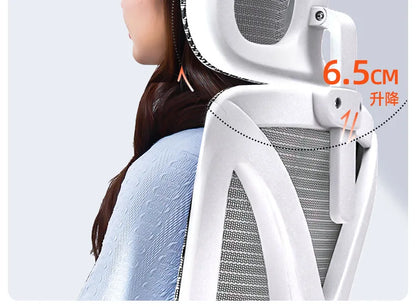 Ergonomic Gaming Chair with 3D Lumbar Support, Breathable Mesh Office Chair, Racing Style High-Density Sponge Seat, Adjustable Swivel Computer Desk Chair