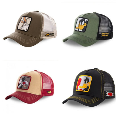Hot Sale Unisex Anime Cartoon Cap High Quality Patch Draw Baseball Cap Men Trucker Hat