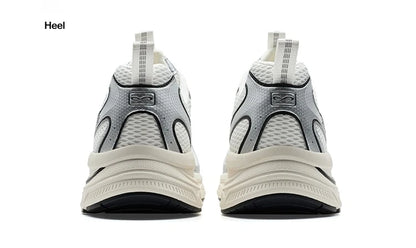 Xtep Y2K casual sneakers voor heren, comfortabele retro lichtgewicht hardloop- en sportschoenen voor koppels, winter, 874219320004