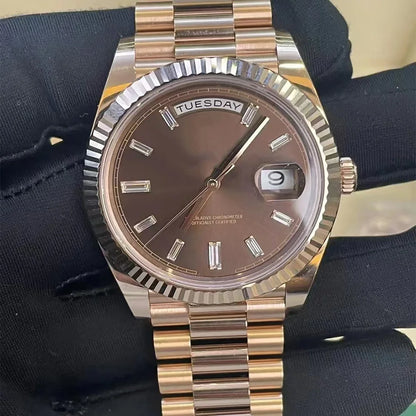 Top Grade Vintage Style 2026 VIP Luxury Watch Old Brand Week Series Fully Automatic Mechanical Multifunctional Waterproof Anti