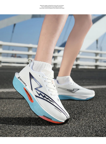 Running Shoes Specialty Men Marathon Sports Carbon Plate Breathable Ultralight Women Comfortable Athletic Cushion Stability Sneakers