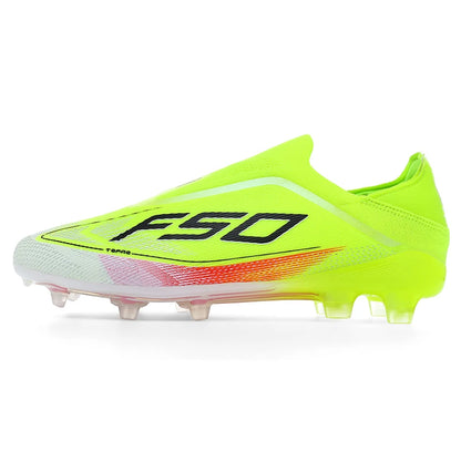Men's Athletic Soccer Cleats Lightweight Comfortable Non-Slip Football Boots Training Shoes for Outdoor Grass Turf Competition