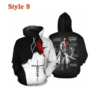 Produit gaming premium Fraquane Knight Templar Mens Hoodie Sweatshirt 3d Printed Men Women Casual Hooded Sweatshirts
