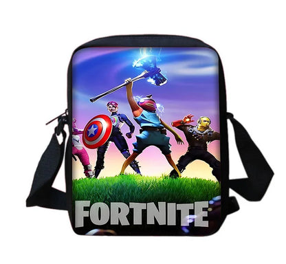 Child School Backpack with Shoulder Bag and Pencil Case School Bags for Hot Game Design Fortnite Boys and Girls Best Gift
