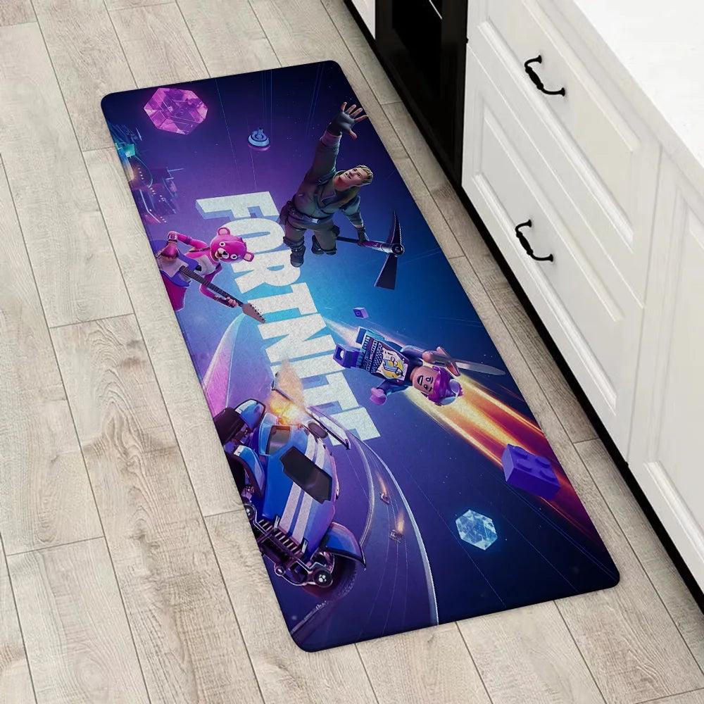Game Fortnite Entrance Front Door Doormat Non-slip Kitchen Rug Living Room Rugs Balcony Bathroom Foot Mat Floor Mats Carpet