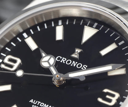 Cronos Luxury Men Watches 36mm Explore Climbing Series Couples Sport Watch NH35 PT5000 Unisex Automatic Mechanical Watch 10Bar