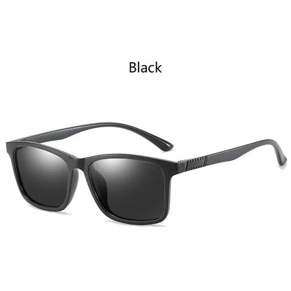 Luxury Men Sunglasses Fashion Vintage Square Ultra Light TR90 Frame Driving Fishing Sun Glasses For Man Eyewear