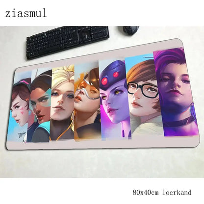 overwatch mouse pad 800x400x3mm mats best seller Computer mouse mat gaming accessories large mousepad keyboard games pc gamer