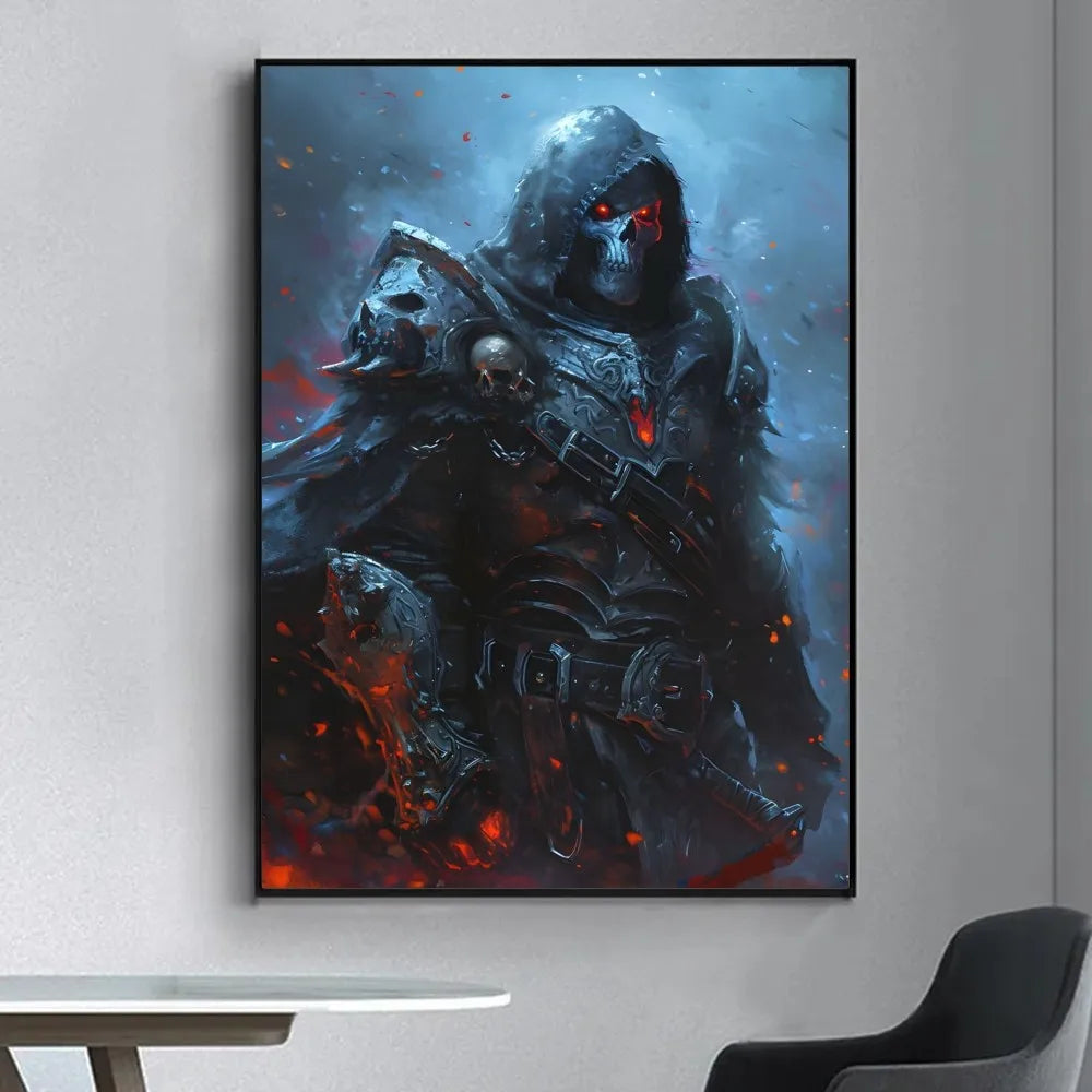Game World Of Warcraft Poster Fancy Wall Sticker for Living Room Bar Vintage Decorative Painting Middle