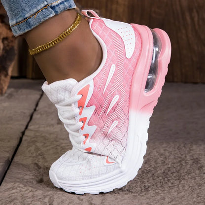 YRZL Women Sneakers Breathable Lightweight Running Shoes Non-Slip Wear-Resistant Comfortable Women's Walking Shoes