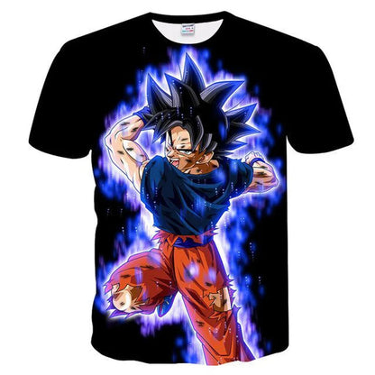 Dragon Ball T-Shirt Kids Tops Tee Anime Figures Son Goku Super Saiyan T-shirt Boys T-shirts Children Clothes Summer Short Sleeve