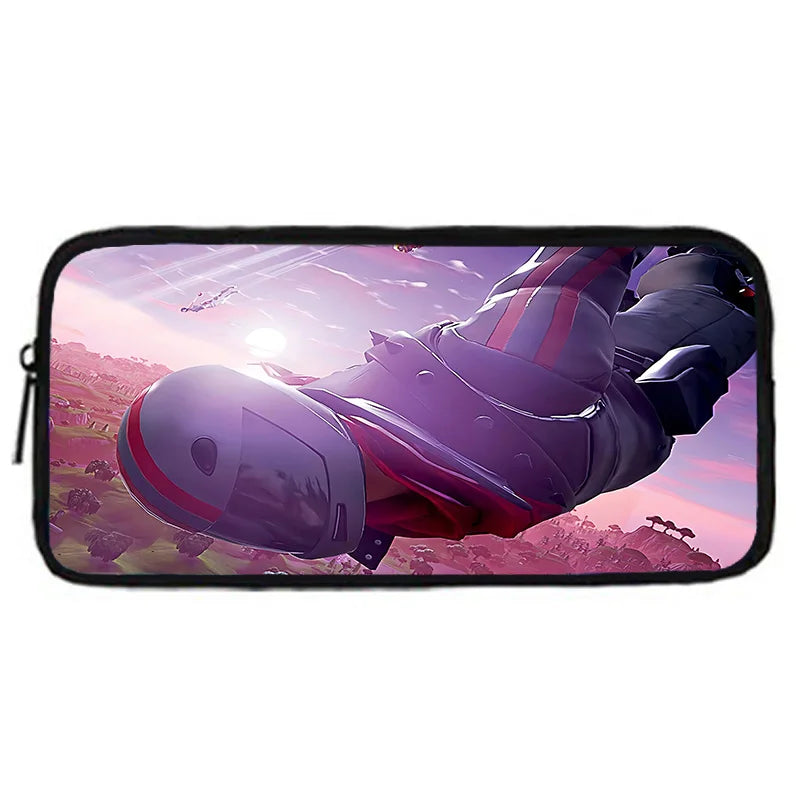 Hot Game Design Child Backpacks Shoulder Bag Pencil Case Fortnite Pupil Large Capacity School Bags for Boys Girls Best Gift