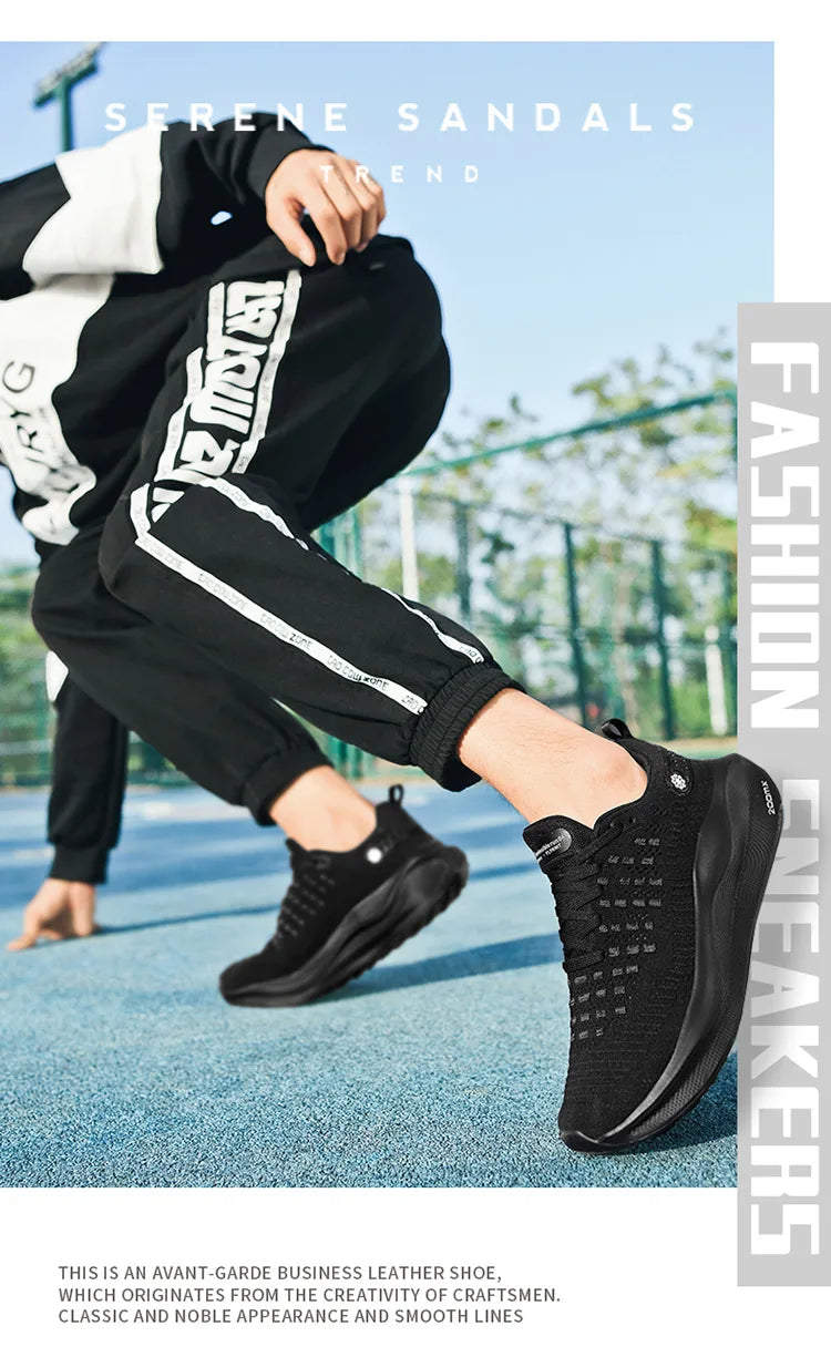 New Men's Running Shoes Athletic Casual Sports Luxury Shoes Fashion Trainer Lightweight Breathable Jogging Comfortable Walking