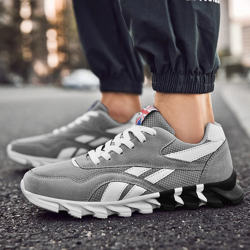 Men's Marathon Running Sports Shoes Casual Sneakers Soft Comfortable Training Shoes Wear-Resistant Sneakers for Men