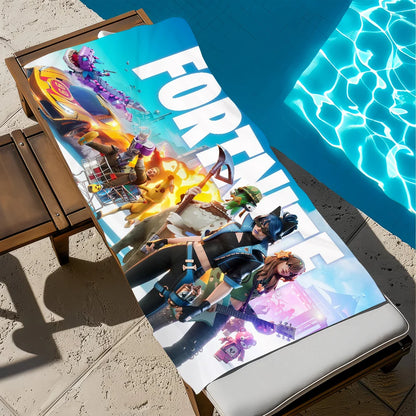 Game Art Funny F-Fortnite Towel Soft Beach Towels Trip Swim Pool Bathing Towel Gym Spa Home Decor Gift Holiday