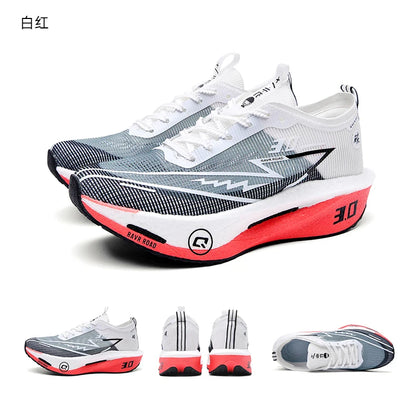 Running Shoes Specialty Men Marathon Sports Carbon Plate Breathable Ultralight Women Comfortable Athletic Cushion Stability Sneakers