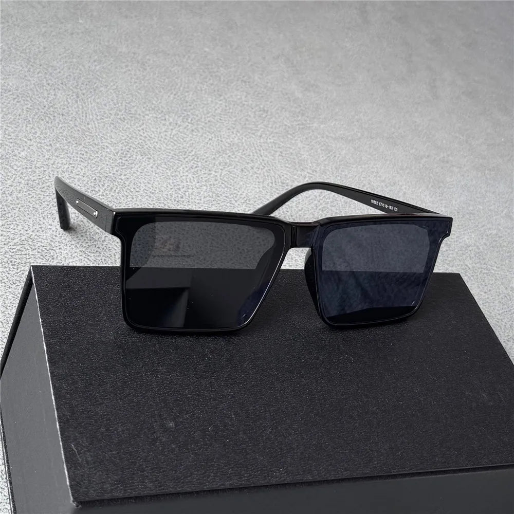 Vazrobe 160mm Oversized Men Sunglasses Polarized Black Sun Glasses for Male Unisex Large Big Fat Face XXL Size