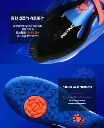 Kelme Tf Broken Nail Football Shoes, Adult Youth Non-Slip Football Shoes, Artificial Grass Five-a-Side Game Football Shoes Sports