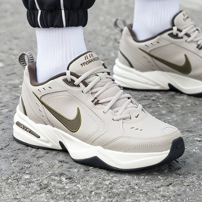 Nike Air Monarch IV Men's Brown/Grey Retro Dad Shoes 2026 Spring Training Sneakers 415445-200