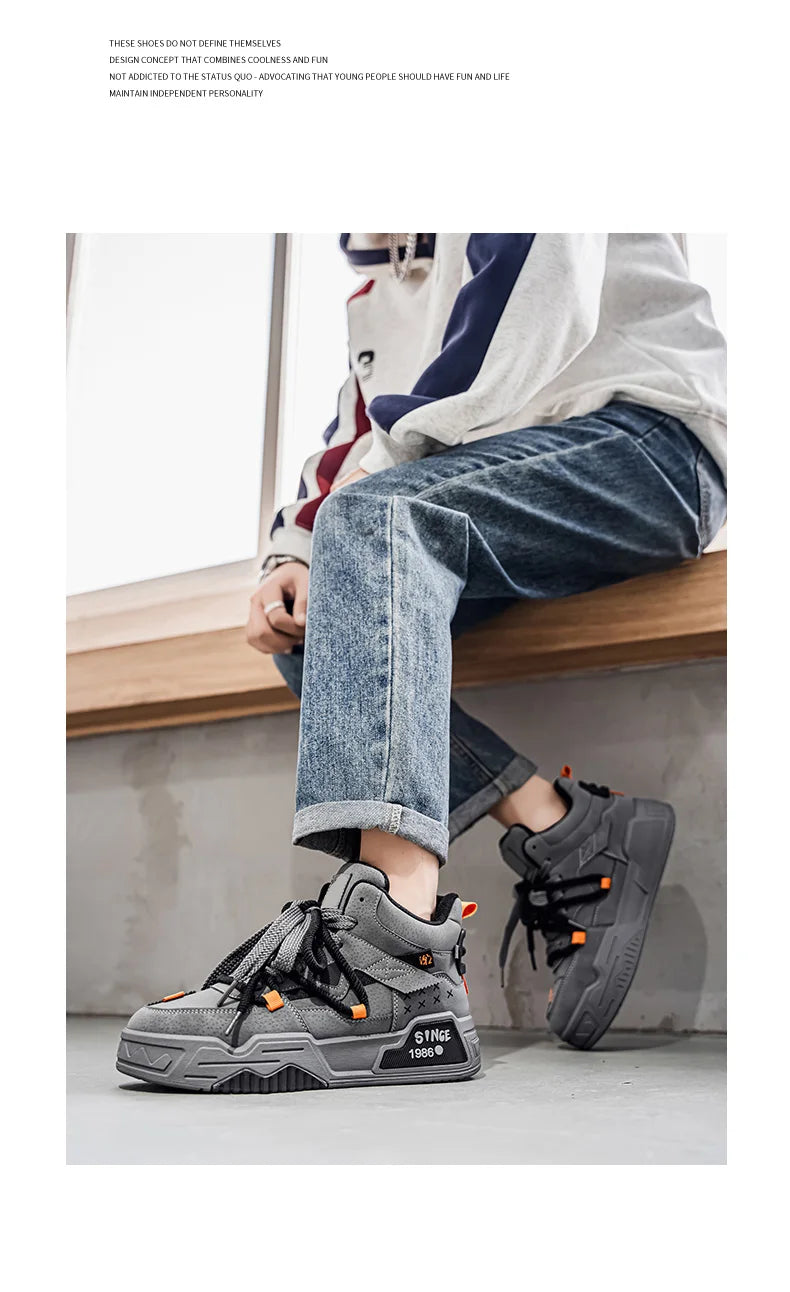 Men's Sneakers, Male Tennis Luxury Shoes, Men's Casual Trainer, Race Breathable Fashion Loafers Running Shoes for Men