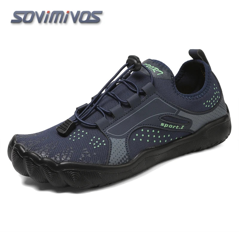 Men's Trail Running Shoes, Lightweight Athletic Zero Drop Barefoot Shoes Non-Slip Outdoor Walking Minimalist Shoes for Women