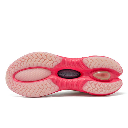 ONEMIX Nieuwe stijl herenhardloopschoenen voor herfst en winter, voor buiten, met demping, ademend, lichtgewicht en elastische sportschoenen