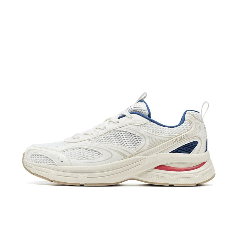 Xtep Y2K casual sneakers voor heren, comfortabele retro lichtgewicht hardloop- en sportschoenen voor koppels, winter, 874219320004