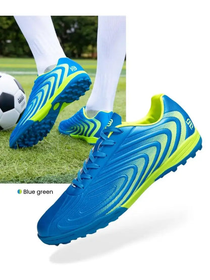 Baasploa Pantofi de fotbal pentru bărbați, marca Comfort, ușori, pentru antrenament pe gazon, pantofi profesioniști de fotbal, adidași moi pentru bărbați, antiderapant
