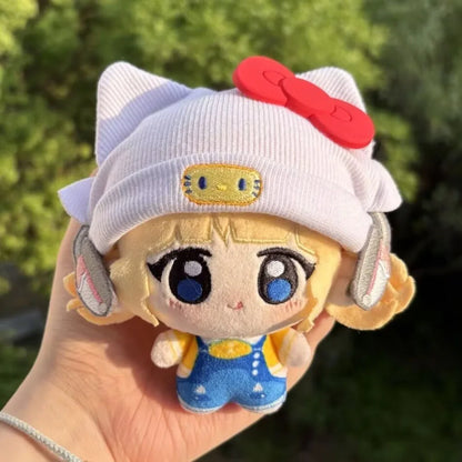 10cm Overwatch Juno pliušinė lėlė-dekoracija, animacinio stiliaus OW Juno pliušinis žaislas kuprinei, lėlės gerbėjams, kolekcinė gimtadienio dovana