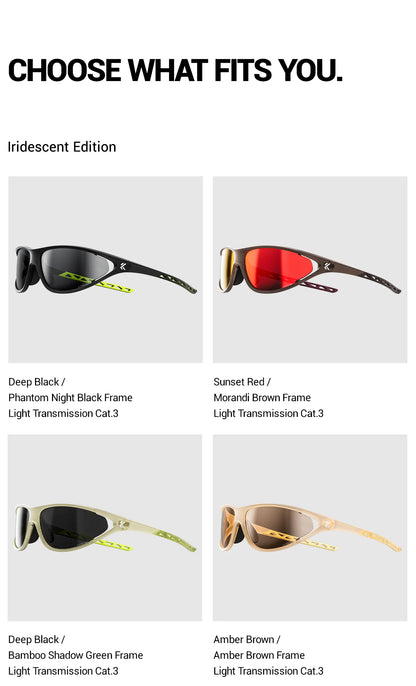 Kapvoe Hiking Sunglasses Camping Fashion Sunglasses for Men Photochromic Cycling Glasses MTB Bike Goggles Fishing Eyewear Sports