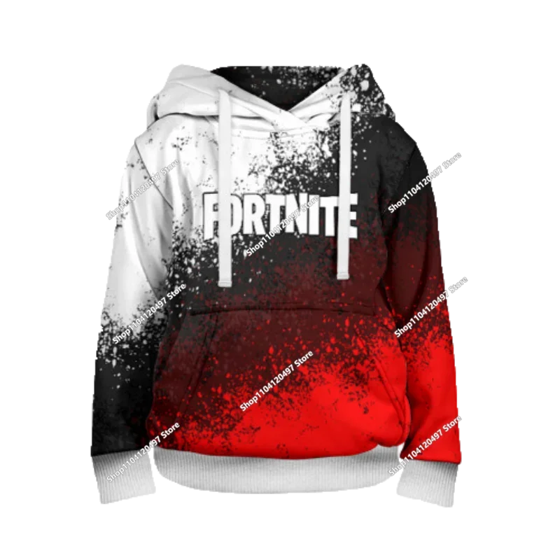 Game Fortnite Cosplay Hoodies Children's Adult Unisex Sweatshirt Pullover Hoodies Coat Casual Uniforms Halloween Outfits