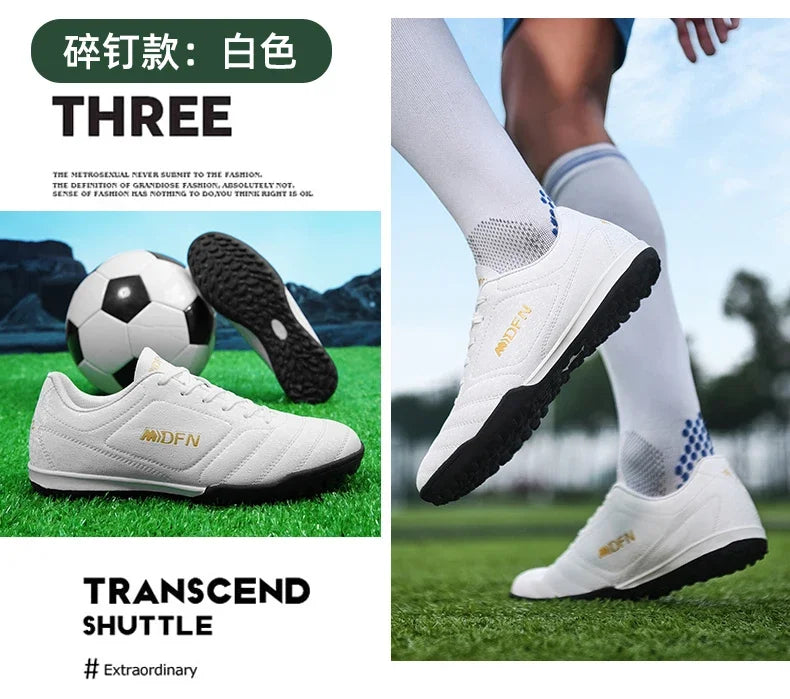New Men's Football Boots Match Professional Sneakers Non-slip Soccer Shoes Outdoor Drop Shipping Unisex Training Sport Futsal