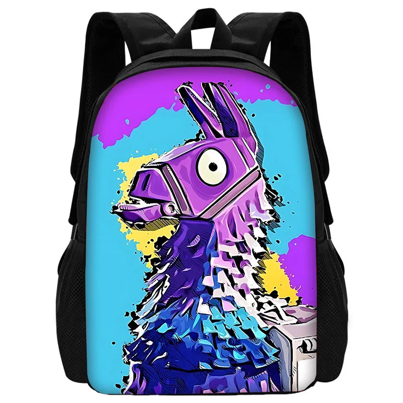 Classic Game Fortnite Kids Backpacks for Boys and Girls Student Birthday Gift Child School Bags Unisex Camping Durable Rucksack