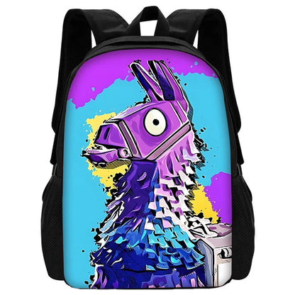 Classic Game Fortnite Kids Backpacks for Boys and Girls Student Birthday Gift Child School Bags Unisex Camping Durable Rucksack