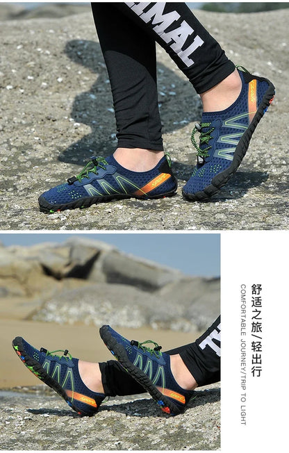 Men Wading Shoes Women Swimming Shoes Sneakers Barefoot Beach Sandals Upstream Aqua Shoes Quick-Dry Sea Diving Gym Water Shoes