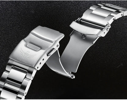 YELANG V1036 42mm Men Quartz Watch Luminous 10 Years Lithium Movement Rotated Dial 30ATM 300m Waterproof Military Style Watches