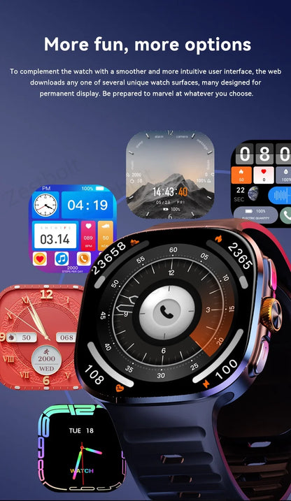 Original M99 Smartwatch 2.4 inch Amoled Screen insert 4G/5G Sim Card GPS WIFI 190° Rotating Camera Game Android 10.0 Smart Watch