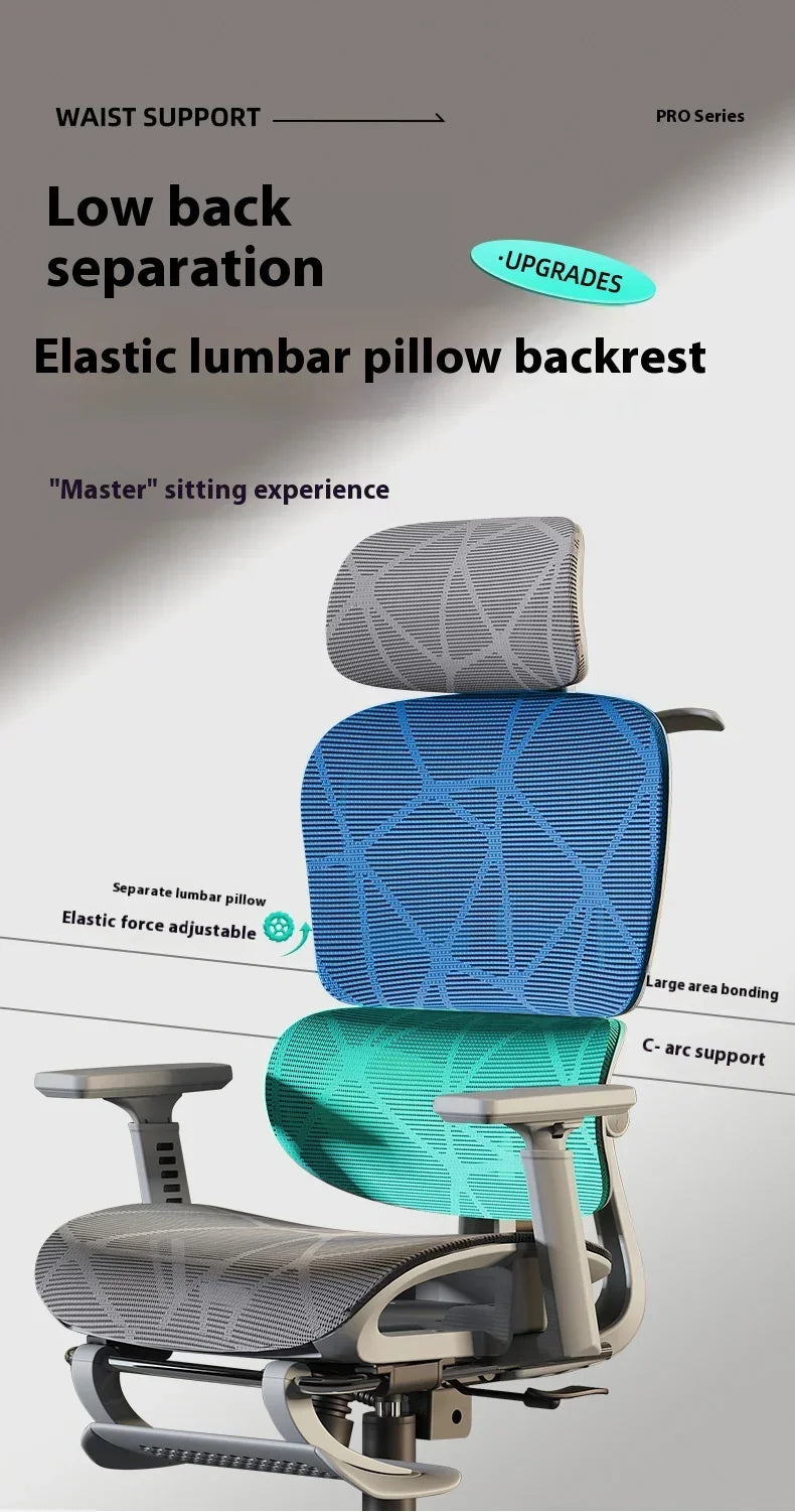 OEING High Back Ergonomic Office Chair with 3D Headrest, Adjustable Lumbar Support, 3D Armrests, Reclining Computer Gaming Chair