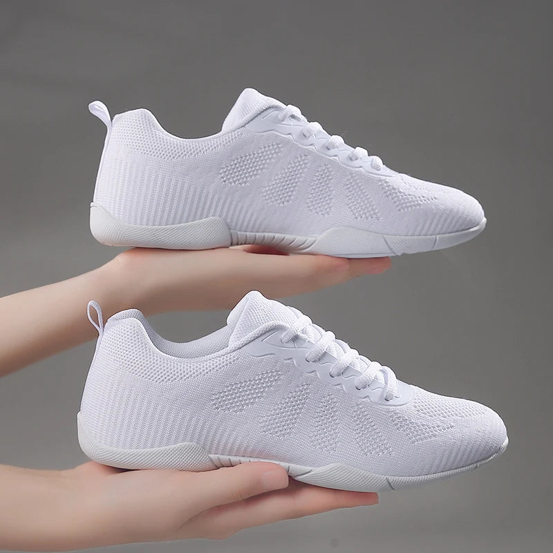 Marwoo Girls White Cheer Dance Sneakers Kids Lightweight Cheerleading Training Walking Tennis Women’s Fashion Sports Shoes 2316